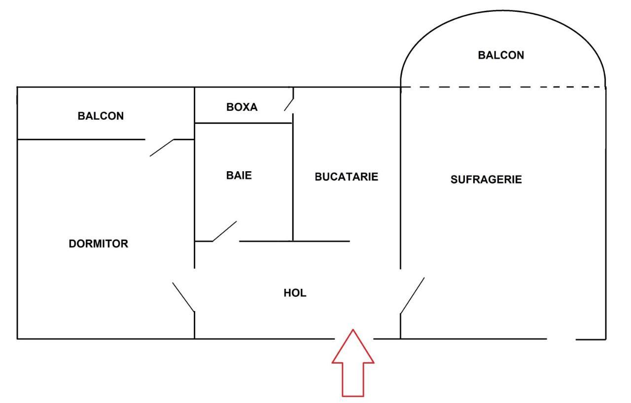 Ultracentral - Apartament Modern - Panoramic View Bacău Dış mekan fotoğraf